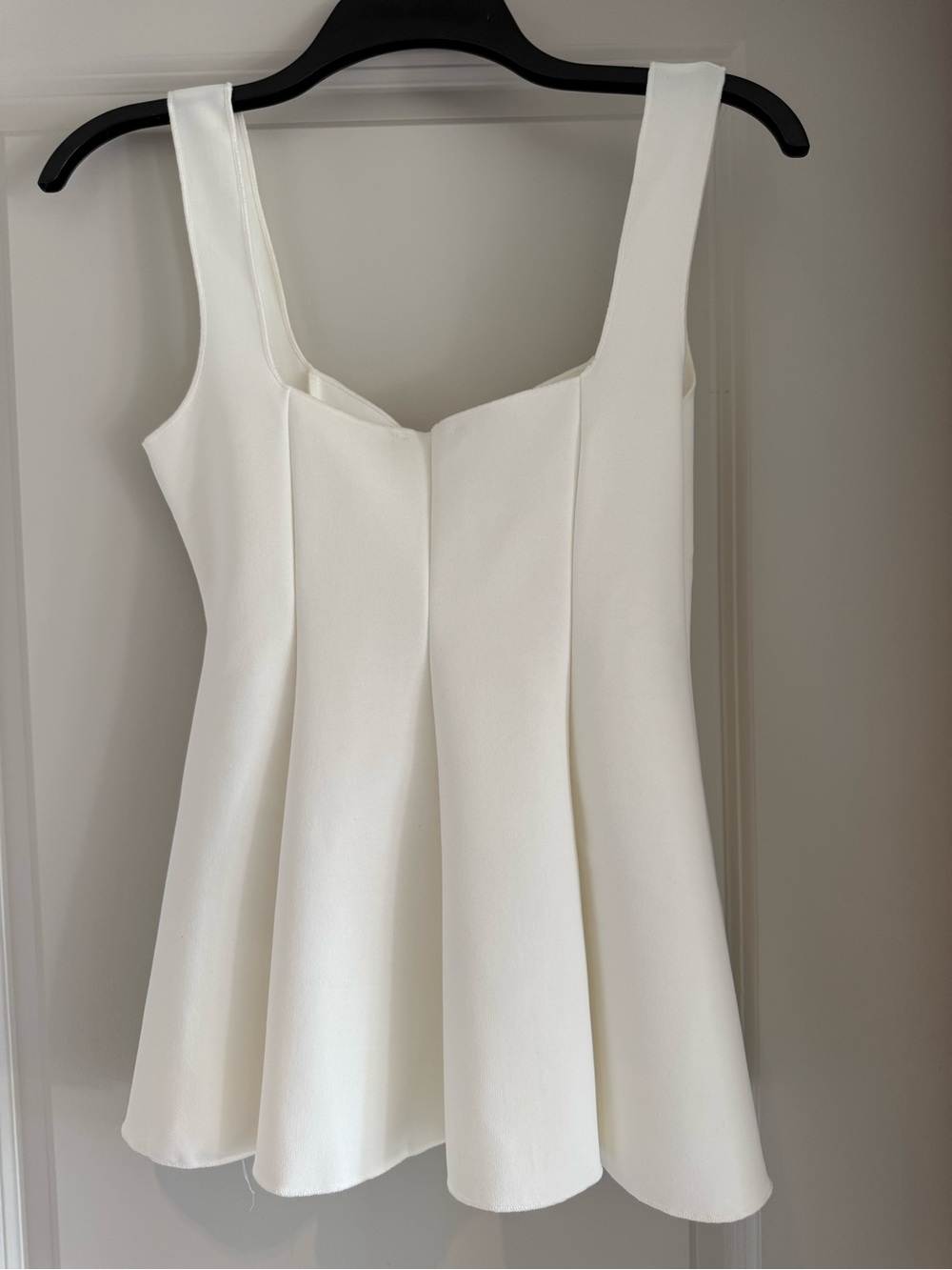 Pleated Fit & Flare top